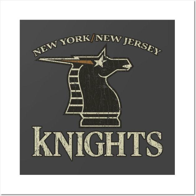 New York / New Jersey Knights 1991 Wall Art by JCD666